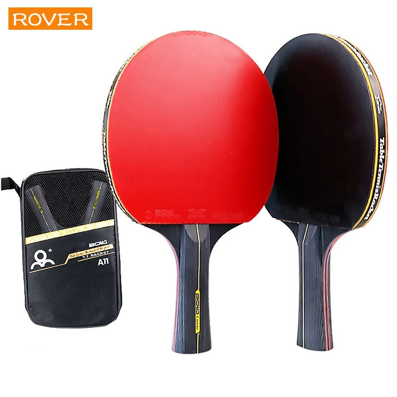 Table Tennis Forehand Rubber - Raket Ping Pong profesional, raket tenis