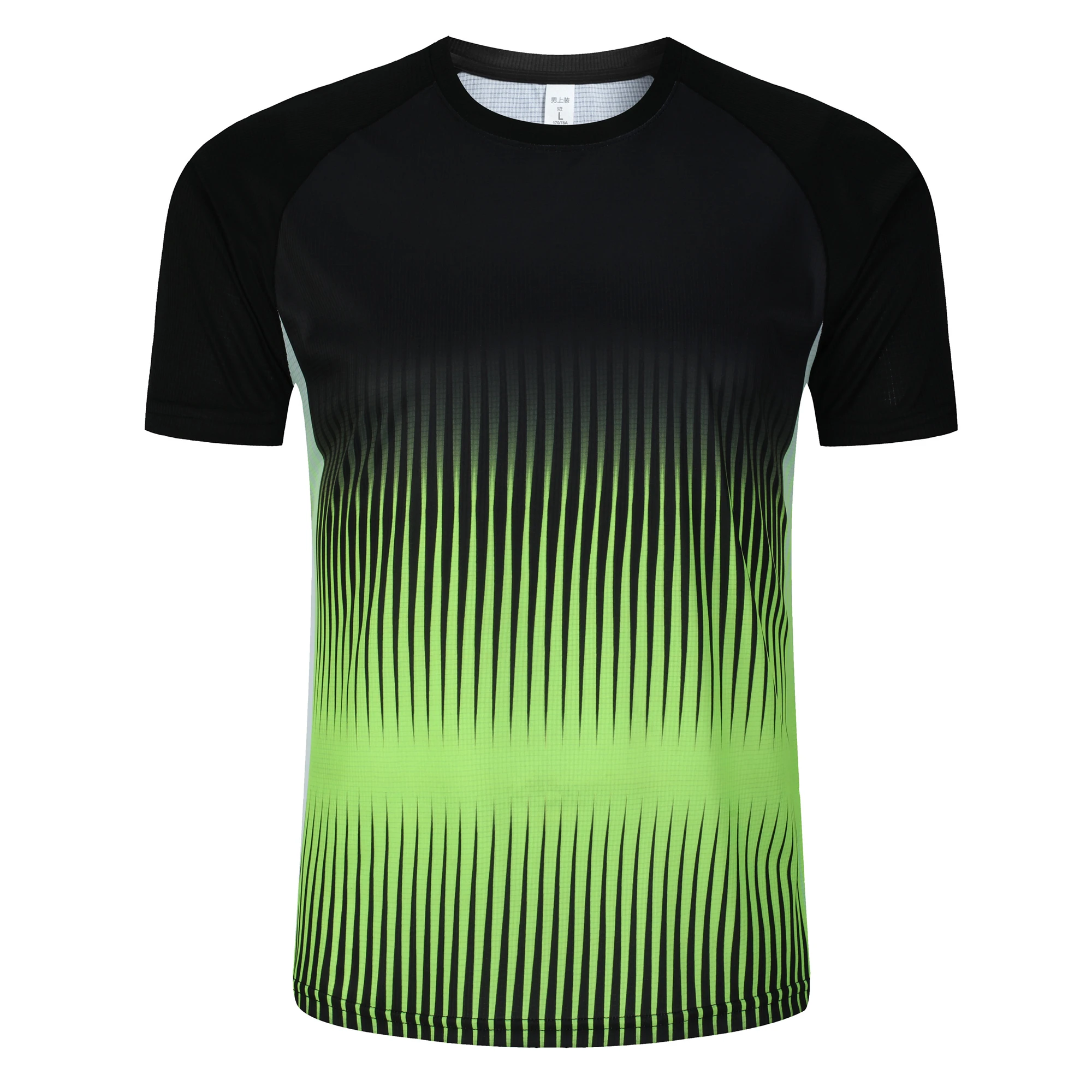 Xu Xin Table Tennis - Kaos Cetak Garis Gradien Fashion untuk