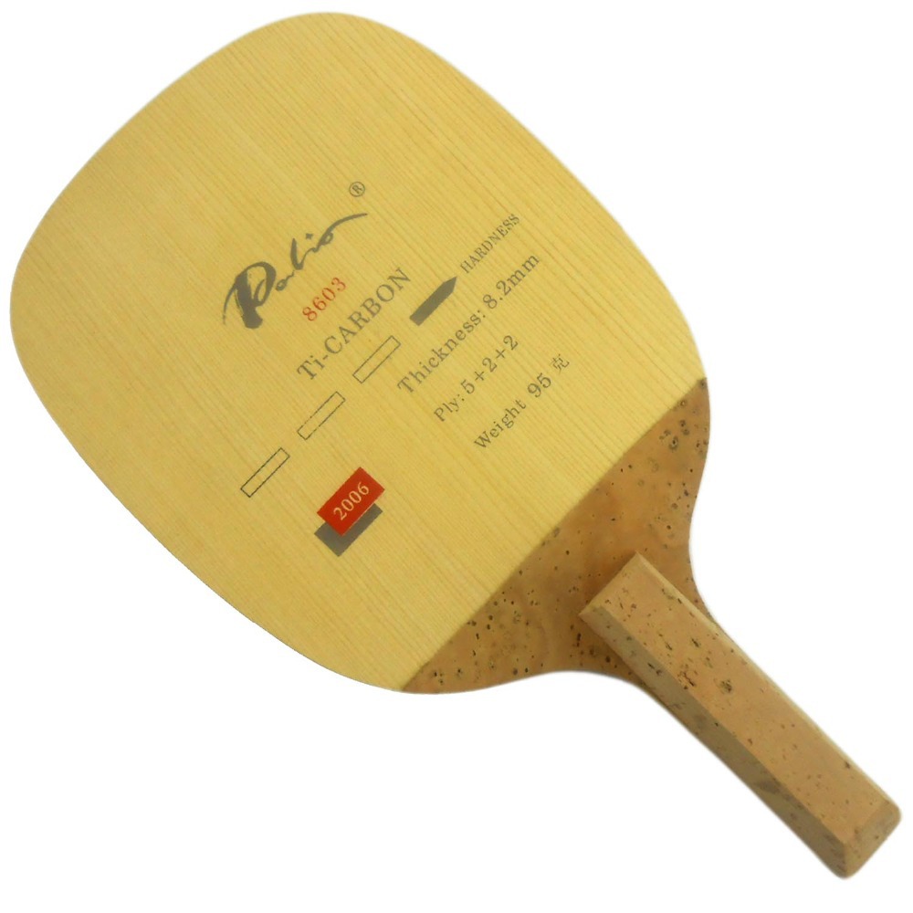 Table Tennis Forehand Rubber - PALIO raket tenis meja, 8603 karbon