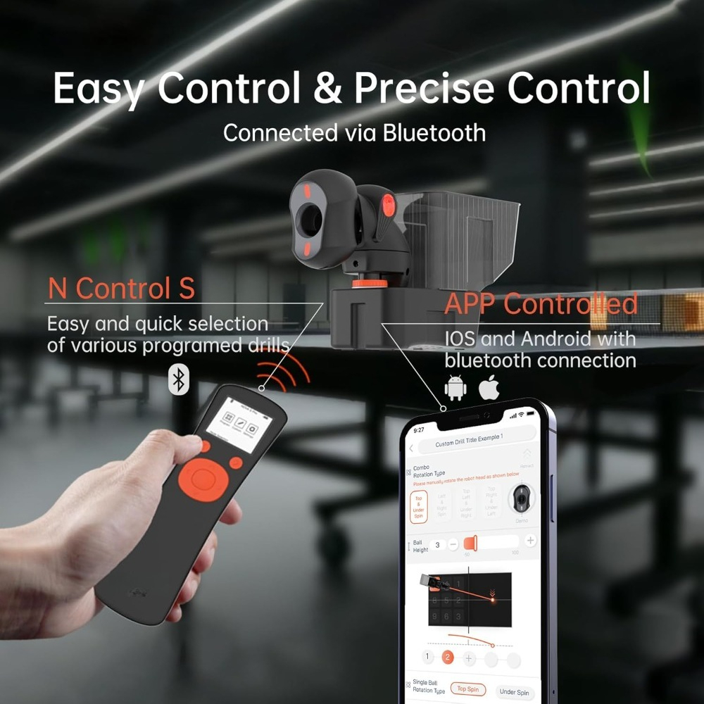 Table Tennis App - Robot Tenis Meja Portabel Terlaris dengan
