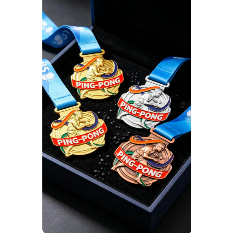 Medali tenis meja yang disesua - Table Tennis Championships ulasan dan harga