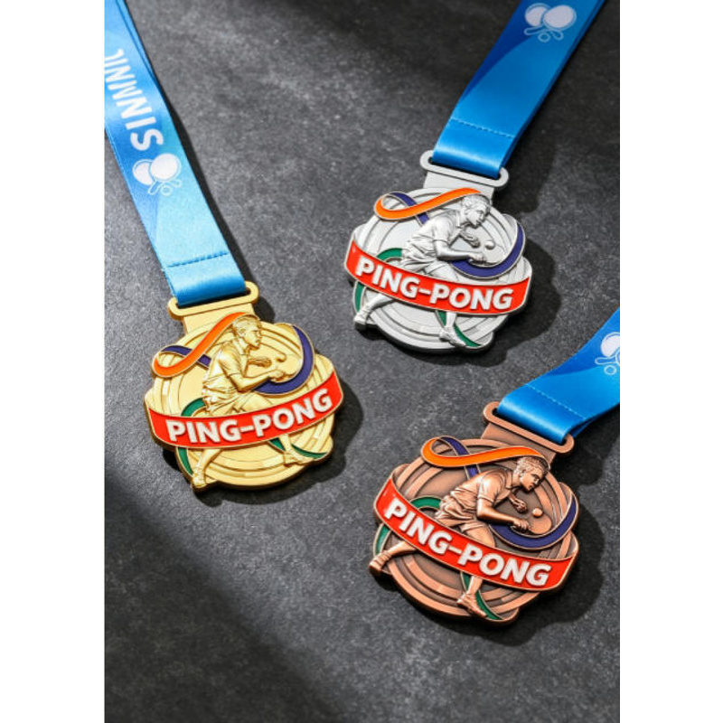 Medali tenis meja yang disesua - Table Tennis Championships ulasan dan harga
