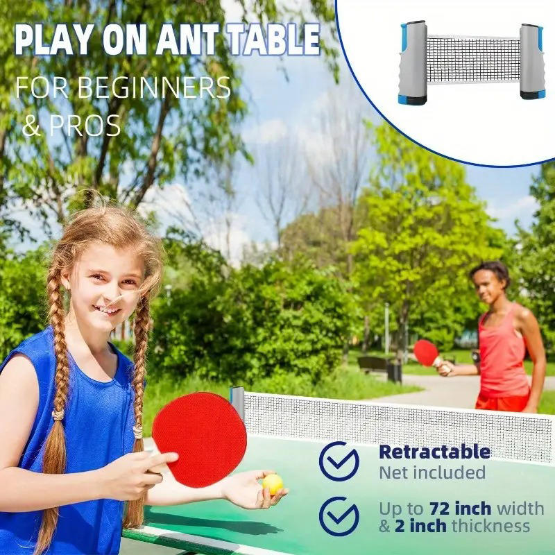 Jaring Tenis Meja Portabel, Ti - Table Tennis Dimension ulasan dan harga