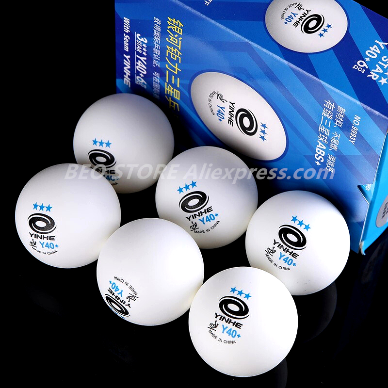60 Bola YINHE 3-Star Y40 + H40 - Table Tennis How To Play ulasan dan harga
