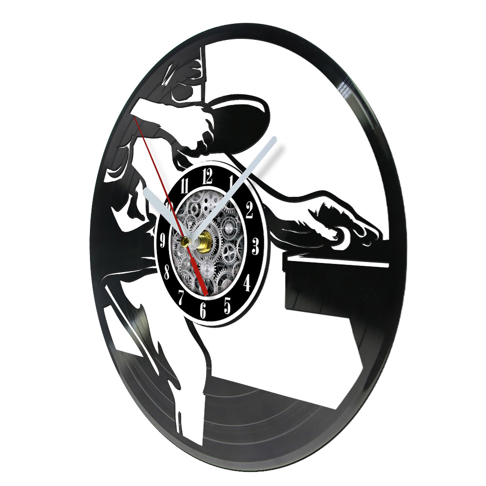 Jam Dinding Vinyl LP Tenis Mej - Table Tennis Dimension ulasan dan harga