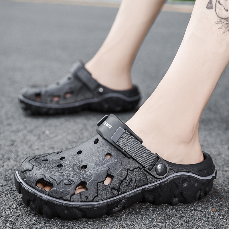 Sepatu Pria Model Hole Clogs T - Anti Loop Rubber ulasan dan harga