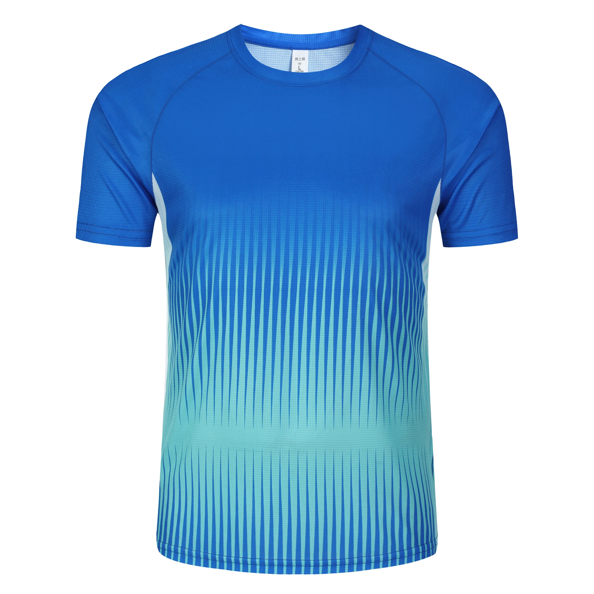 Kaos Cetak Garis Gradien Fashi - Xu Xin Table Tennis ulasan dan harga