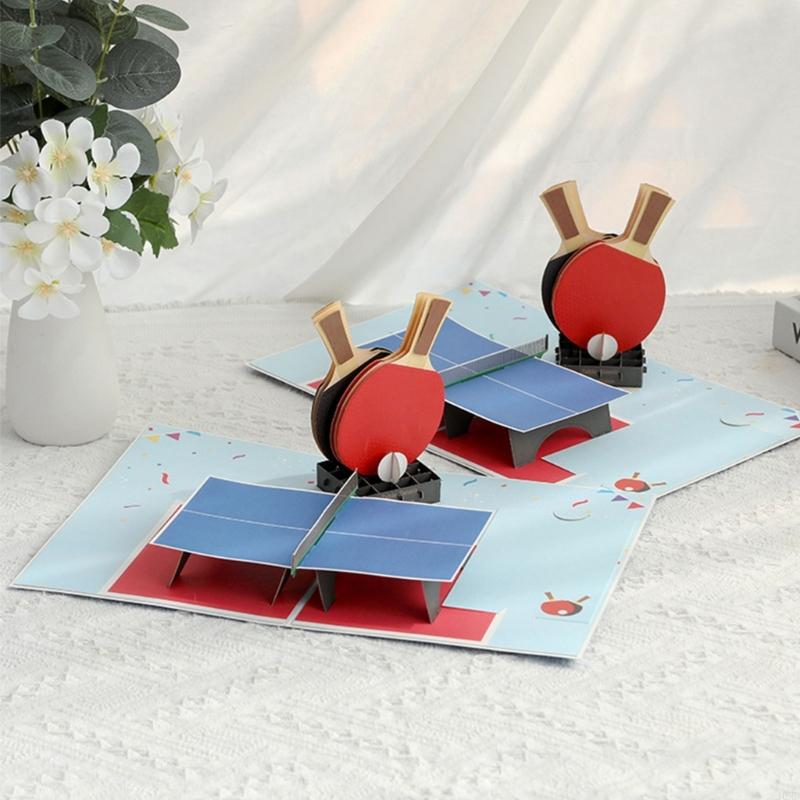 Kartu Ucapan 3D Bertema Tenis  - Table Tennis Folding Table ulasan dan harga