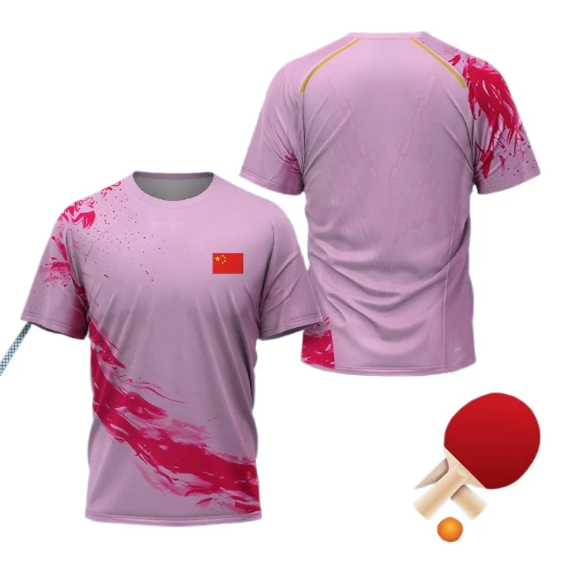 Kaus Grafis Tenis Meja CHINA D - Xu Xin Table Tennis ulasan dan harga