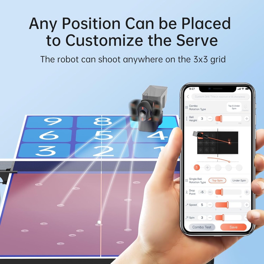 Robot Tenis Meja Portabel Terl - Table Tennis App ulasan dan harga