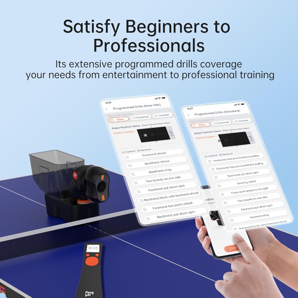 Robot Tenis Meja Portabel Terl - Table Tennis App ulasan dan harga