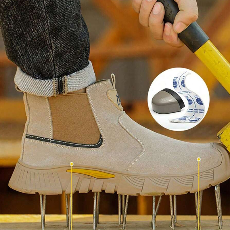 Sepatu Keselamatan Pria Ringan - Anti Loop Rubber ulasan dan harga